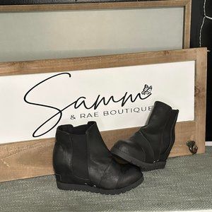 Wedge Ankle Bootie